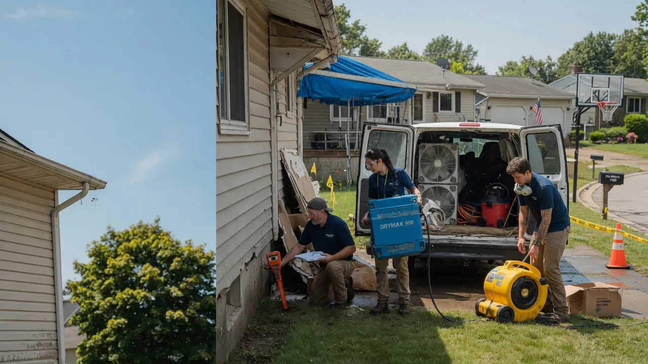 Ceiling Leak Cleanup in Alba, PA near me